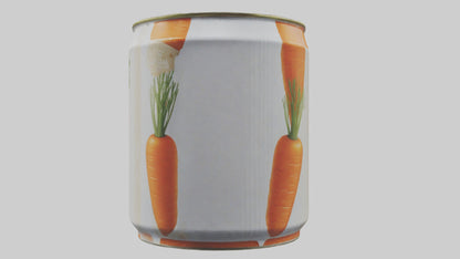 3D model Canned Carrots model VR / AR / low-poly