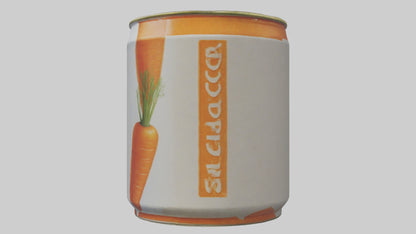 3D model Canned Carrots model VR / AR / low-poly