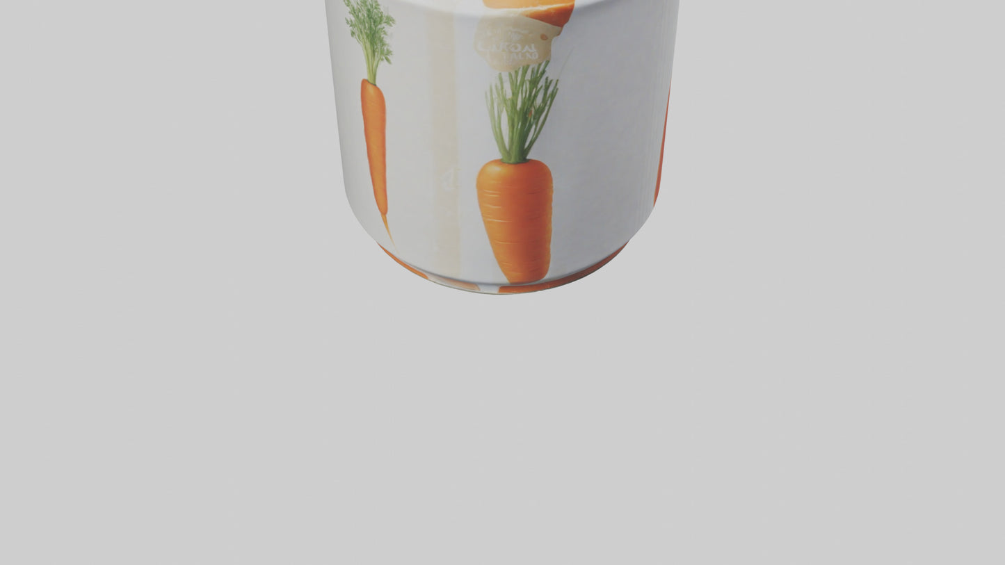 3D model Canned Carrots model VR / AR / low-poly