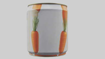 3D model Canned Carrots model VR / AR / low-poly