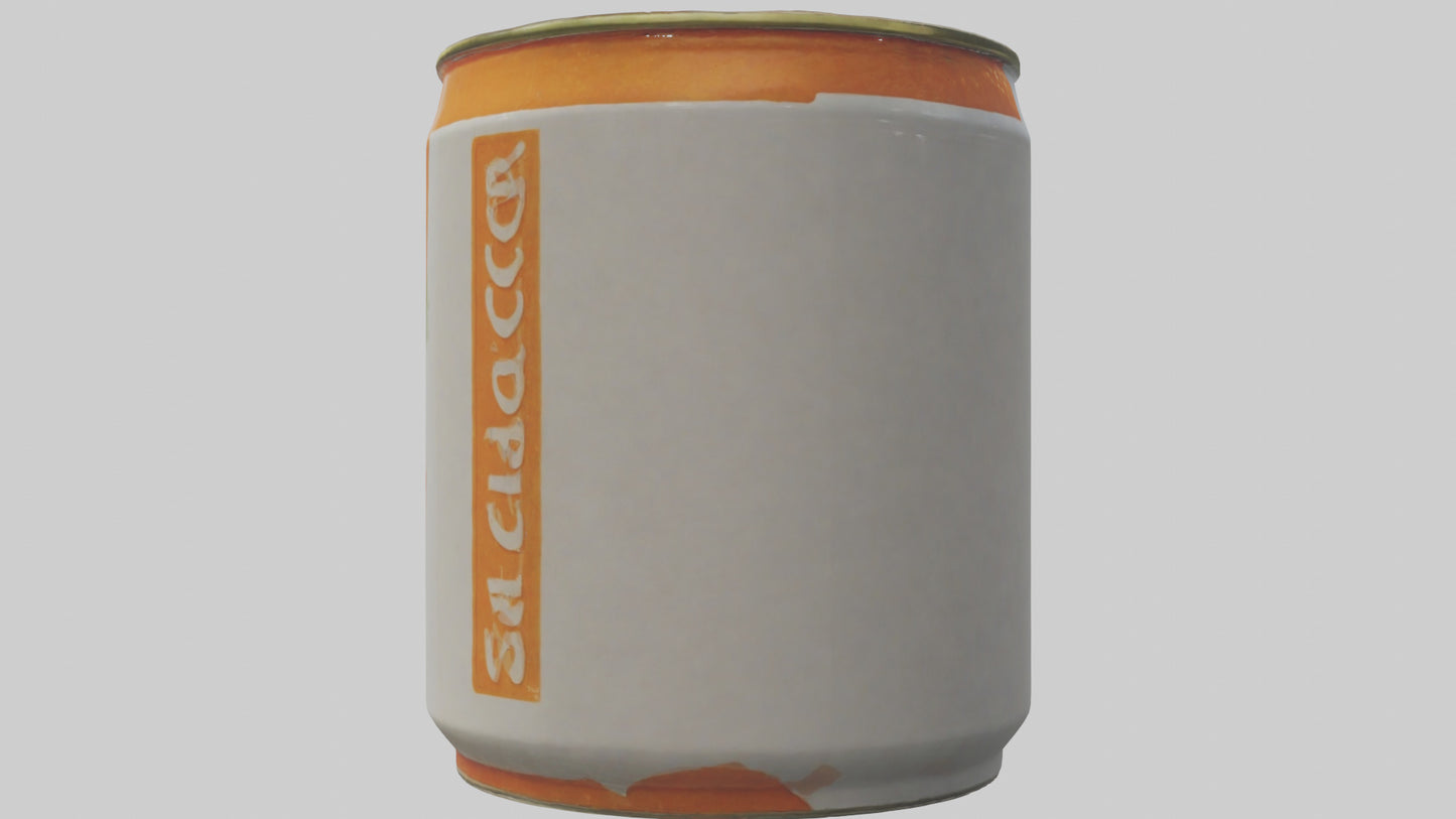 3D model Canned Carrots model VR / AR / low-poly