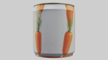 3D model Canned Carrots model VR / AR / low-poly