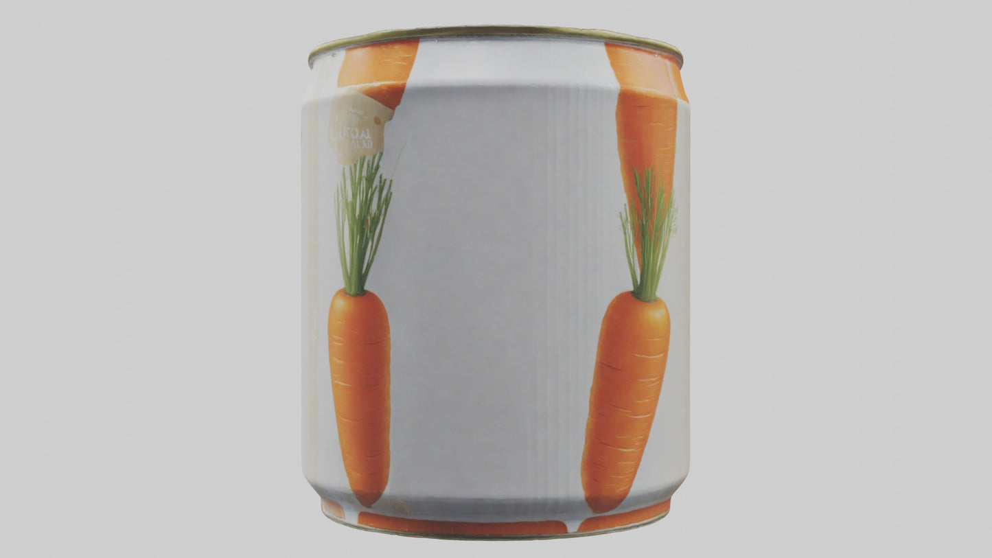 3D model Canned Carrots model VR / AR / low-poly