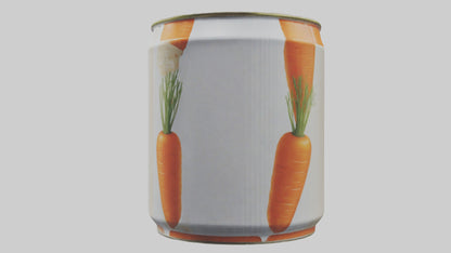 3D model Canned Carrots model VR / AR / low-poly
