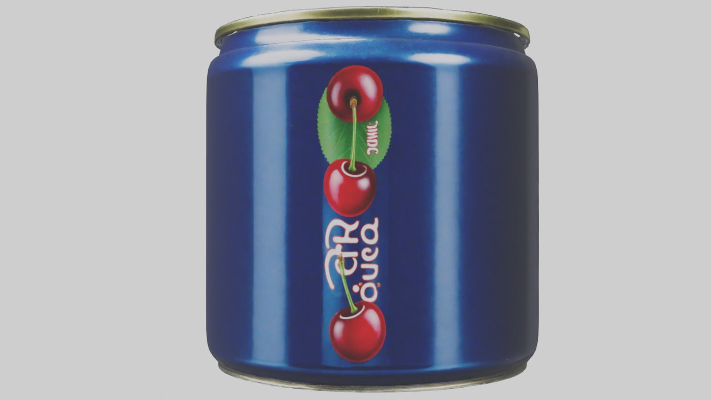 3D model Canned Cherries model VR / AR / low-poly