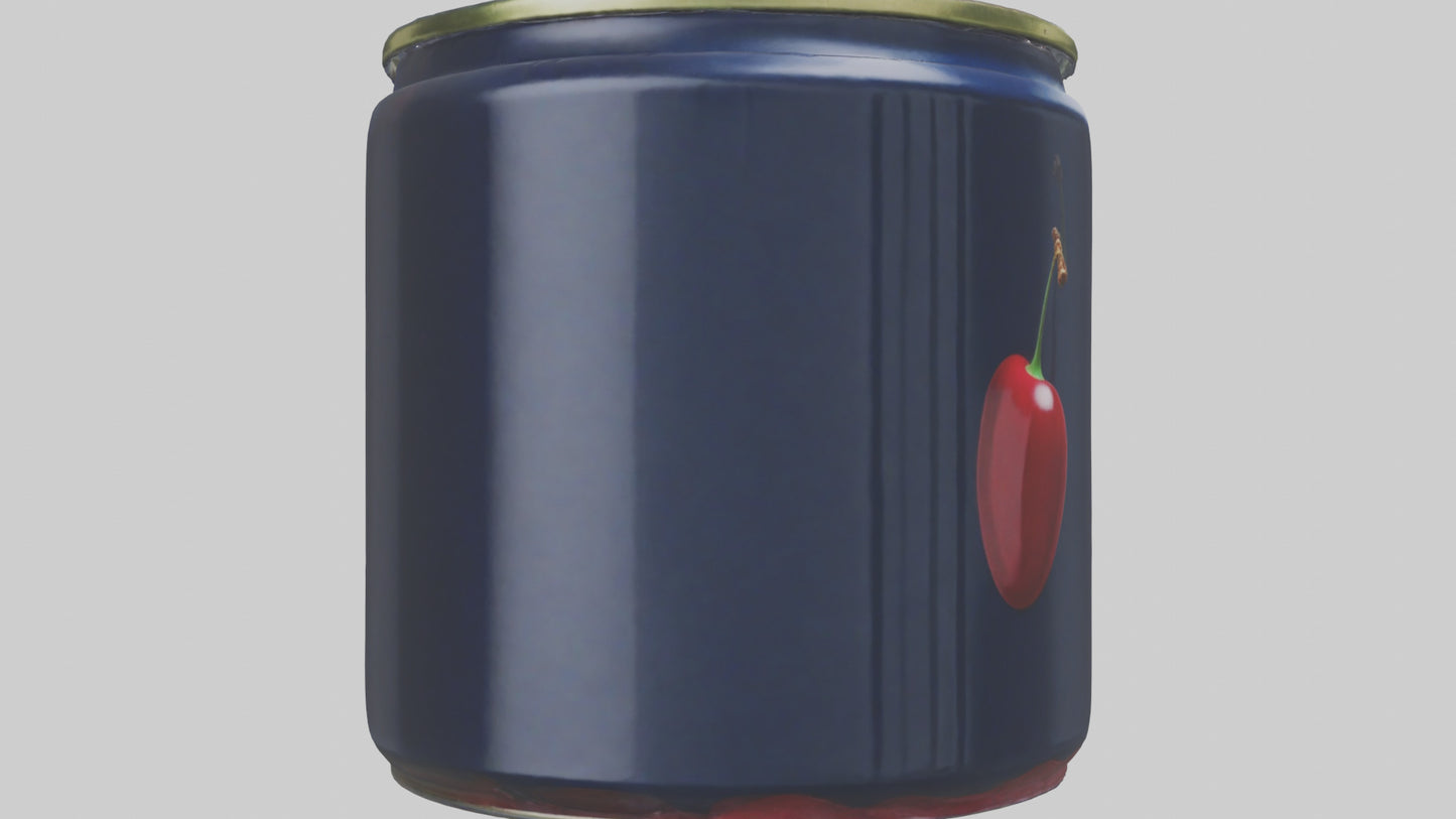 3D model Canned Cherries model VR / AR / low-poly