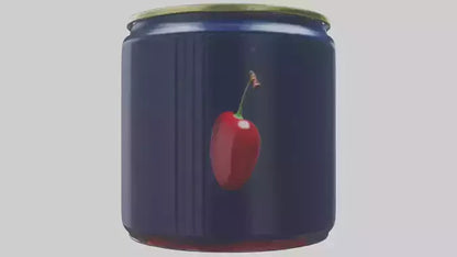 3D model Canned Cherries model VR / AR / low-poly