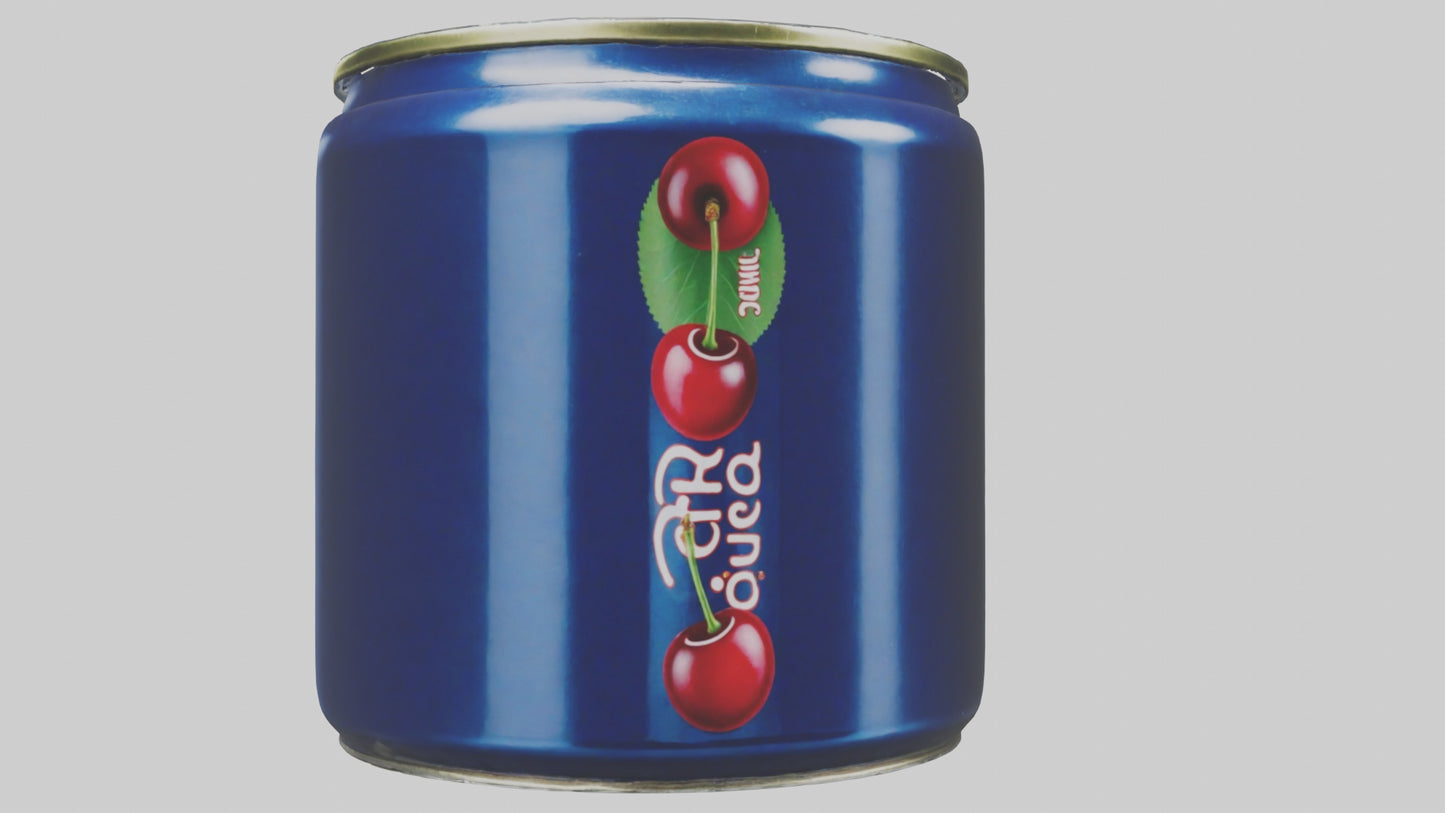 3D model Canned Cherries model VR / AR / low-poly