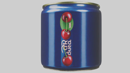 3D model Canned Cherries model VR / AR / low-poly
