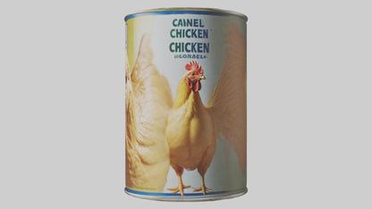 3D model Canned Chicken model VR / AR / low-poly