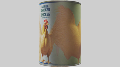 3D model Canned Chicken model VR / AR / low-poly