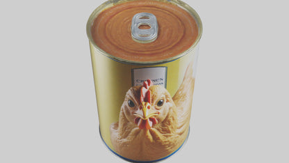 3D model Canned Chicken model VR / AR / low-poly