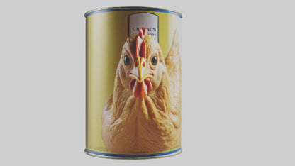 3D model Canned Chicken model VR / AR / low-poly