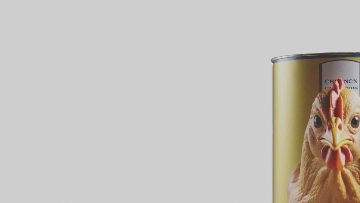 3D model Canned Chicken model VR / AR / low-poly