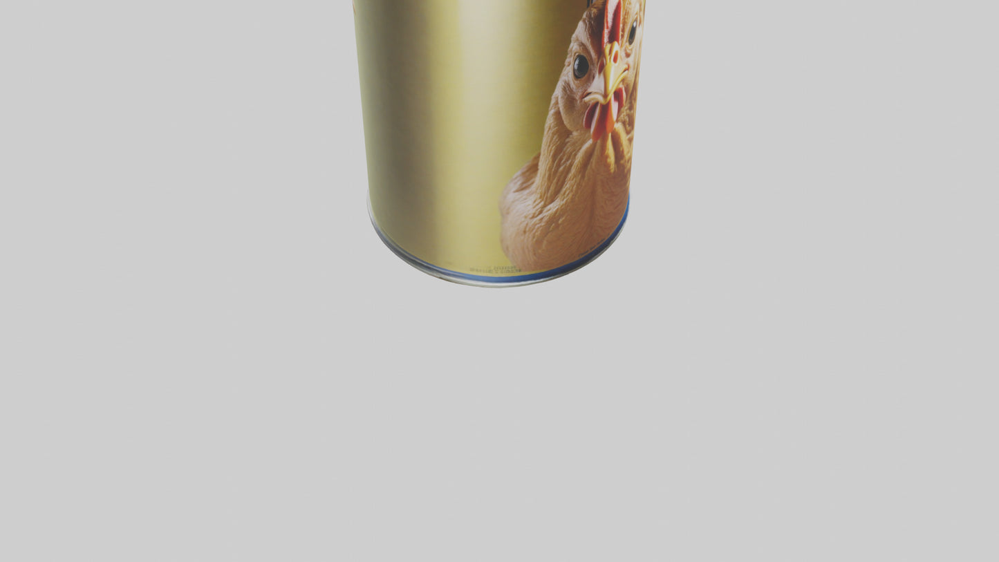 3D model Canned Chicken model VR / AR / low-poly
