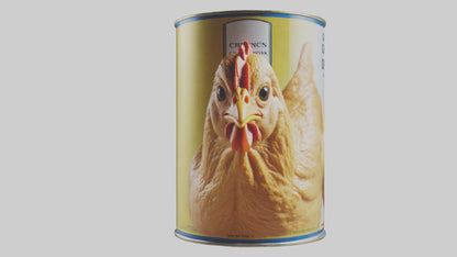 3D model Canned Chicken model VR / AR / low-poly