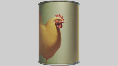 3D model Canned Chicken model VR / AR / low-poly