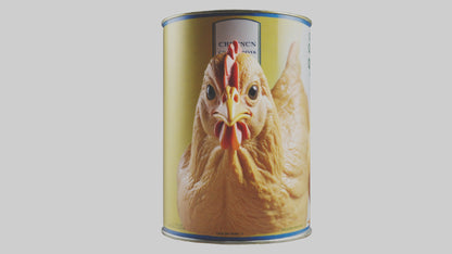 3D model Canned Chicken model VR / AR / low-poly