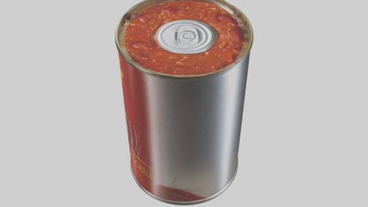 Canned Chili model VR / AR / low-poly