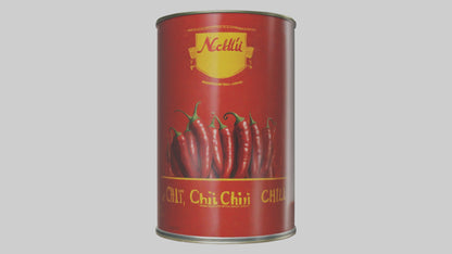 Canned Chili model VR / AR / low-poly