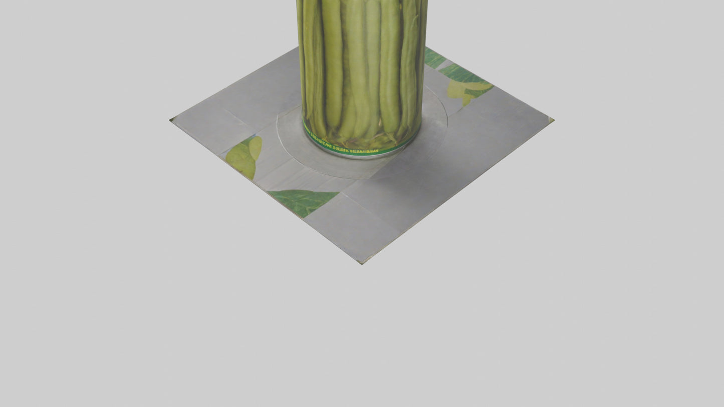 Canned Green Beans model VR / AR / low-poly