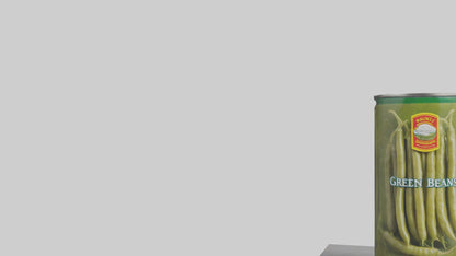 Canned Green Beans model VR / AR / low-poly