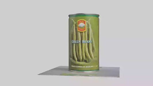 Canned Green Beans model VR / AR / low-poly