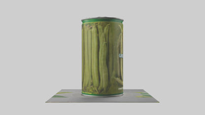 Canned Green Beans model VR / AR / low-poly