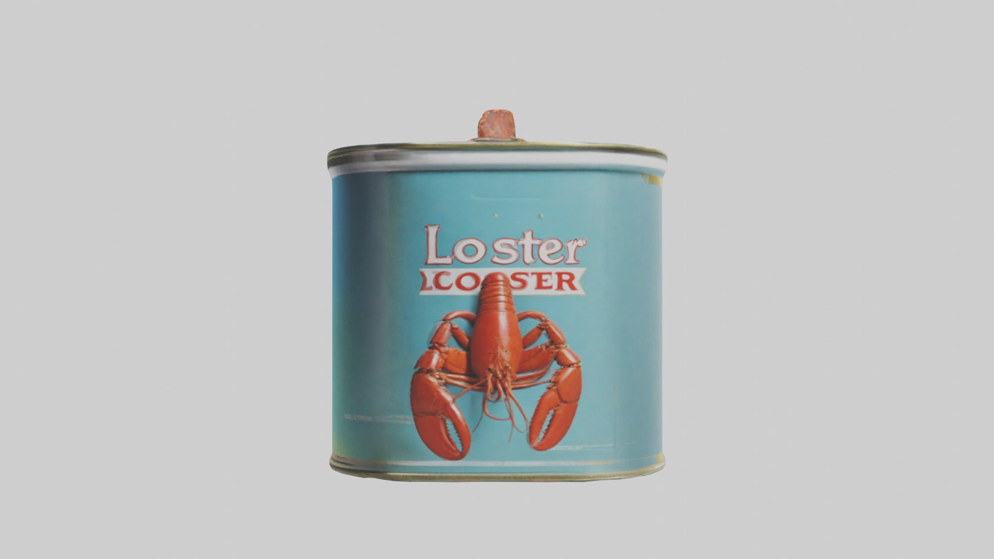 Canned Lobster model VR / AR / low-poly
