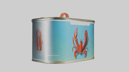Canned Lobster model VR / AR / low-poly