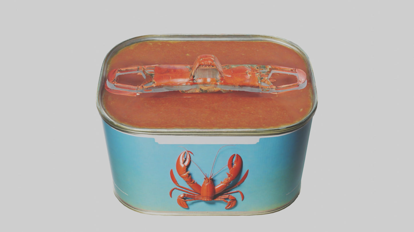 Canned Lobster model VR / AR / low-poly