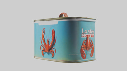 Canned Lobster model VR / AR / low-poly