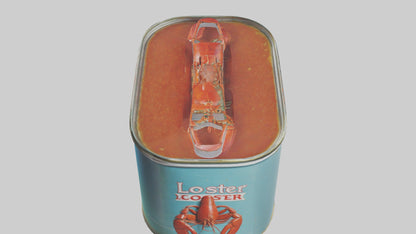 Canned Lobster model VR / AR / low-poly