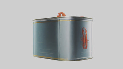 Canned Lobster model VR / AR / low-poly