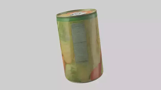 3D model Canned Mixed Vegetables model VR / AR / low-poly