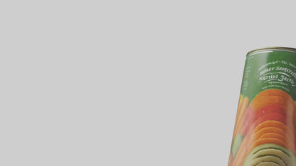 3D model Canned Mixed Vegetables model VR / AR / low-poly