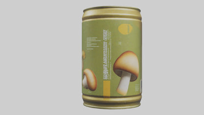 3D model Canned Mushrooms model VR / AR / low-poly