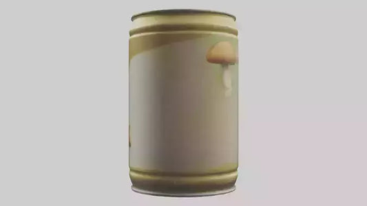 3D model Canned Mushrooms model VR / AR / low-poly