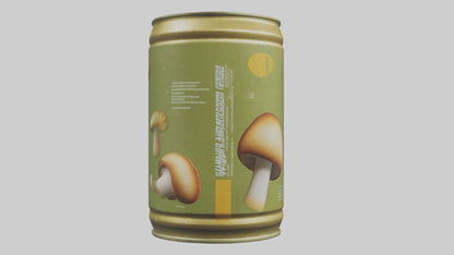 3D model Canned Mushrooms model VR / AR / low-poly