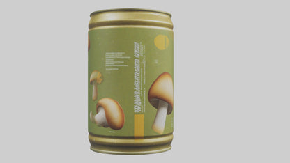 3D model Canned Mushrooms model VR / AR / low-poly