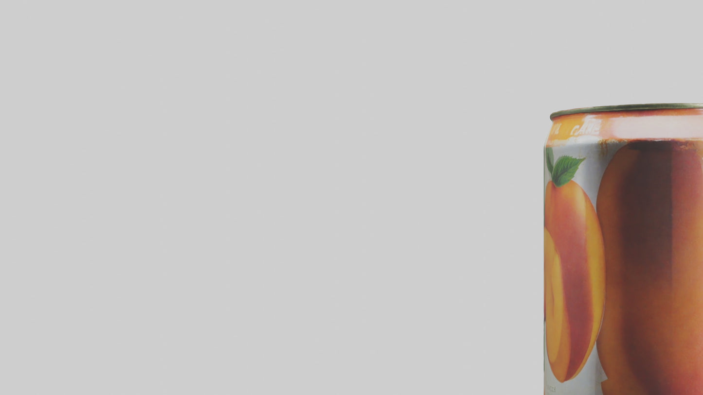 3D model Canned Peaches model VR / AR / low-poly