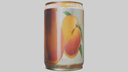 3D model Canned Peaches model VR / AR / low-poly