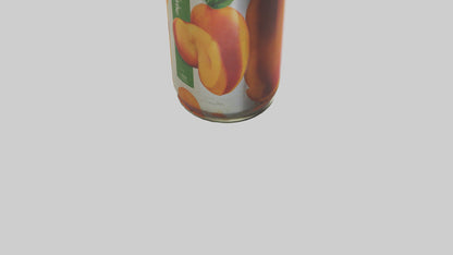3D model Canned Peaches model VR / AR / low-poly