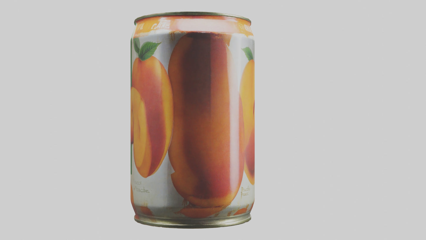 3D model Canned Peaches model VR / AR / low-poly