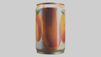 3D model Canned Peaches model VR / AR / low-poly