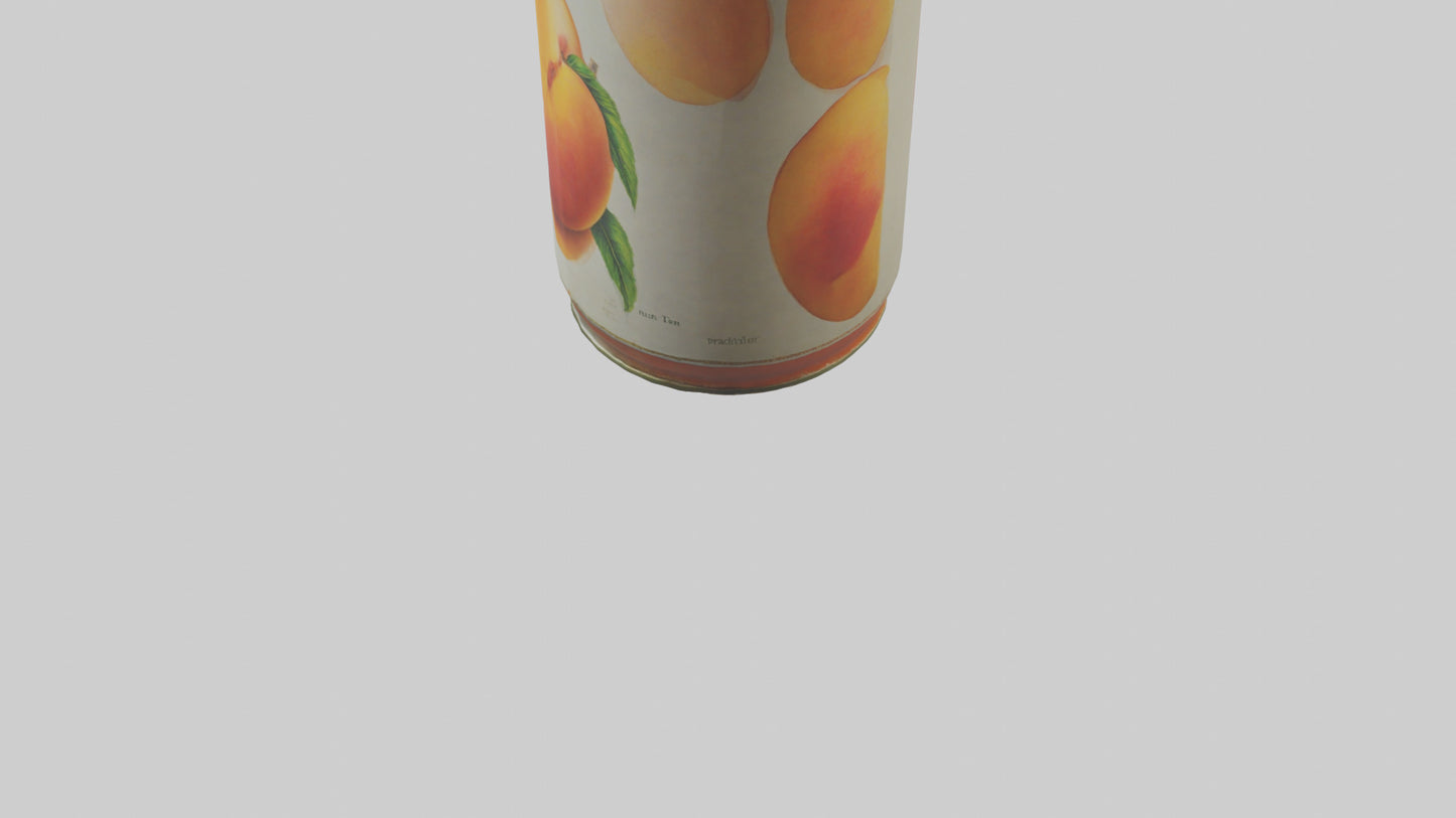 3D model Canned Peaches model VR / AR / low-poly