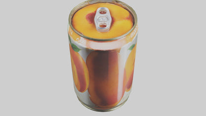 3D model Canned Peaches model VR / AR / low-poly