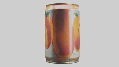 3D model Canned Peaches model VR / AR / low-poly