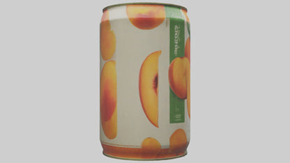 3D model Canned Peaches model VR / AR / low-poly