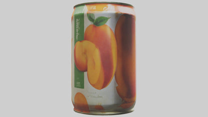 3D model Canned Peaches model VR / AR / low-poly